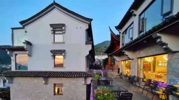 浙江绍兴上虞岭南那园民宿一景。新华网发（于宣 供图）